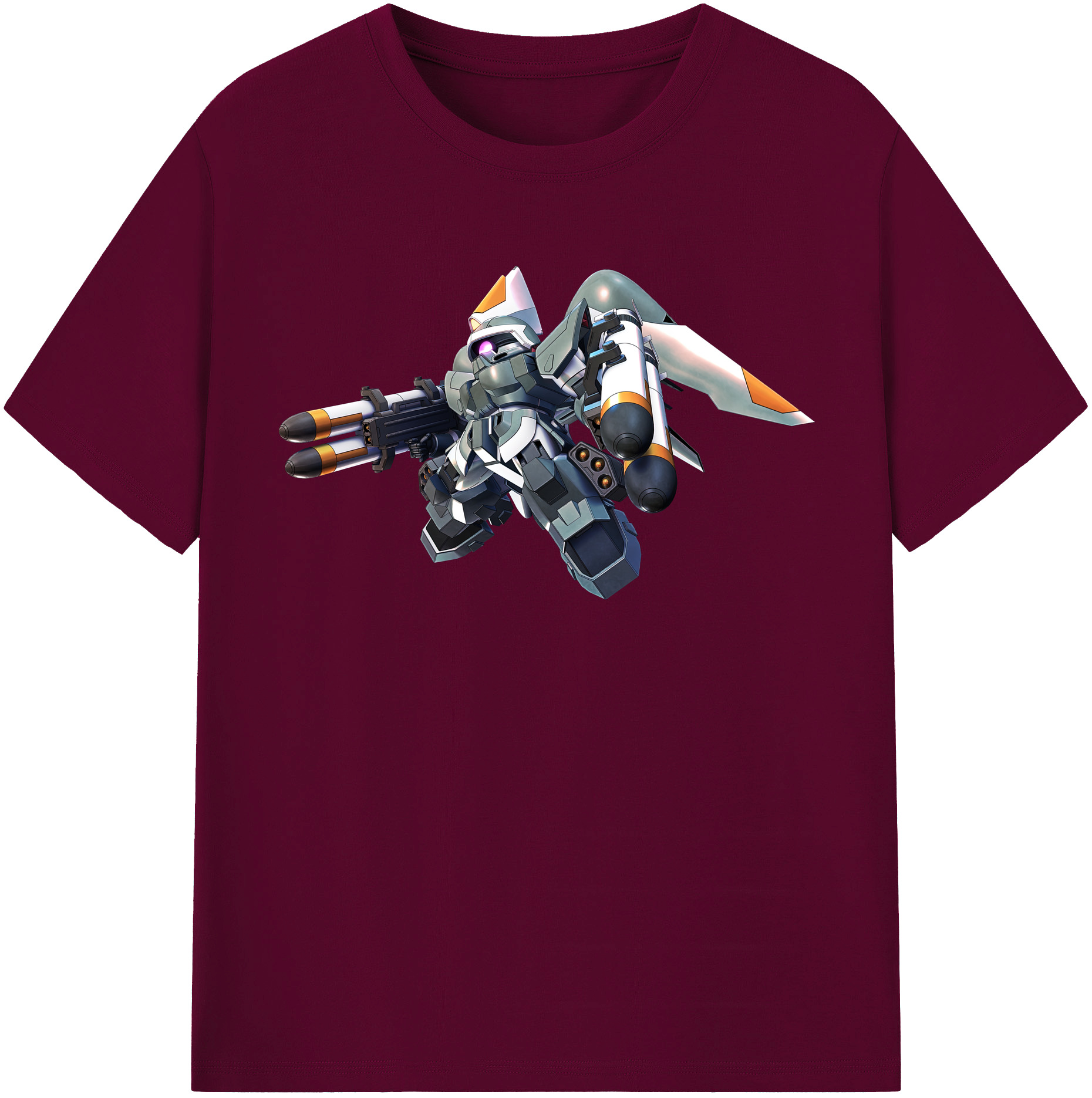 （画像用） 機動戦士ガンダム Mobile Suit Gundam レディースカジュアルプリントTシャツ（綿100％）
